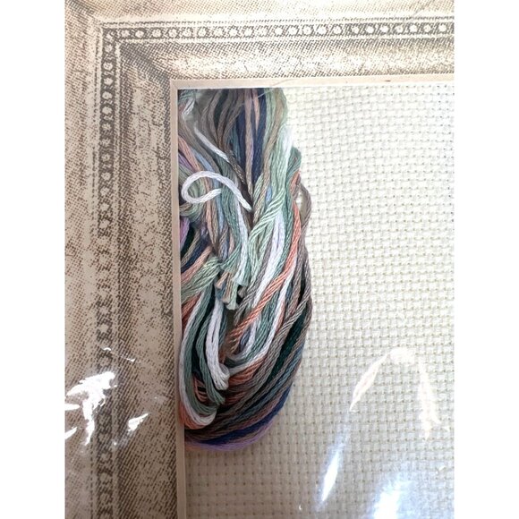 Dimensions Matted Accents Topiary Welcome Counted Cross Stitch Kit 8"x10" With M - Picture 5 of 5